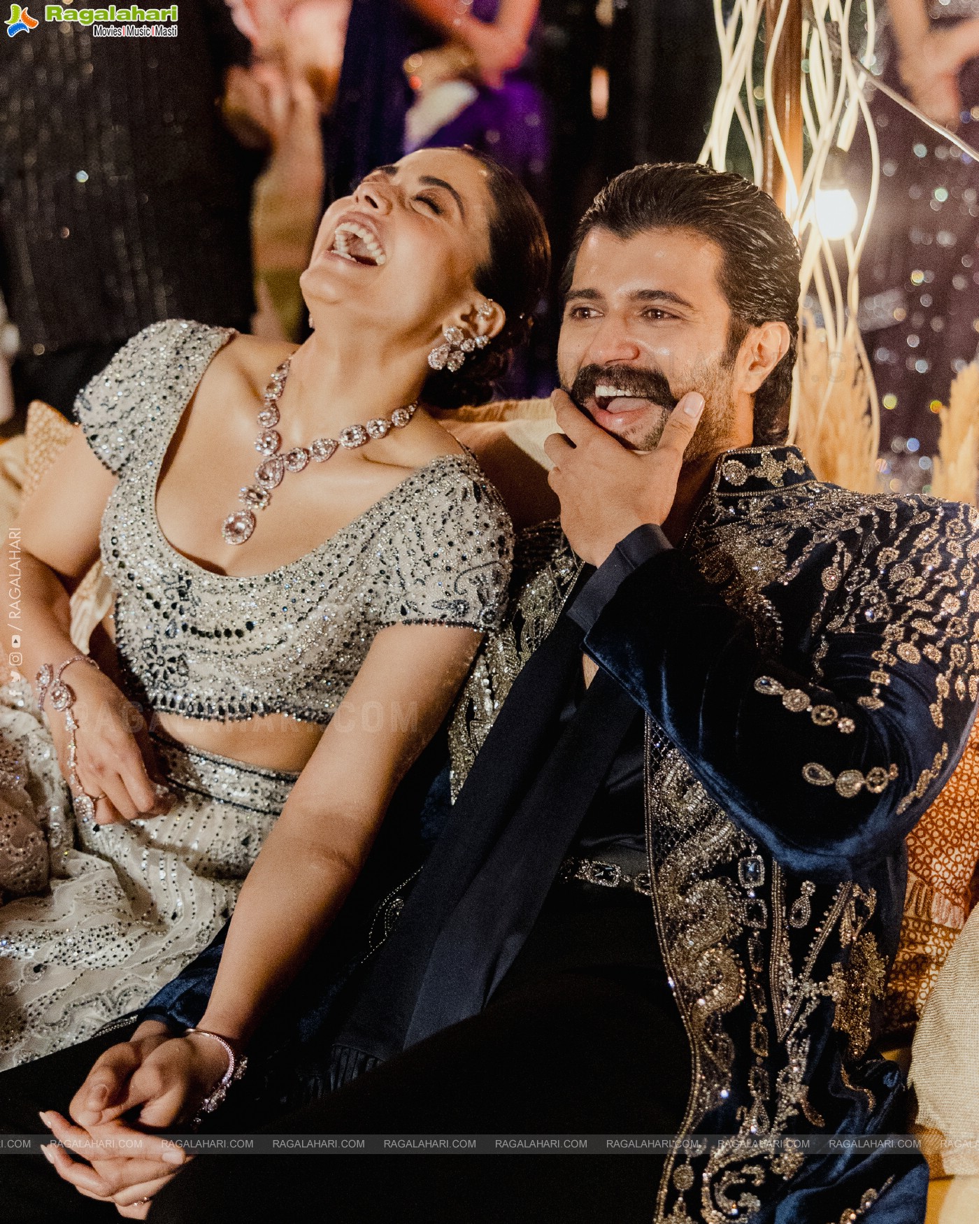 Vijay Deverakonda and Rashmika Mandanna's Sangeeth and Vratam Pics!!