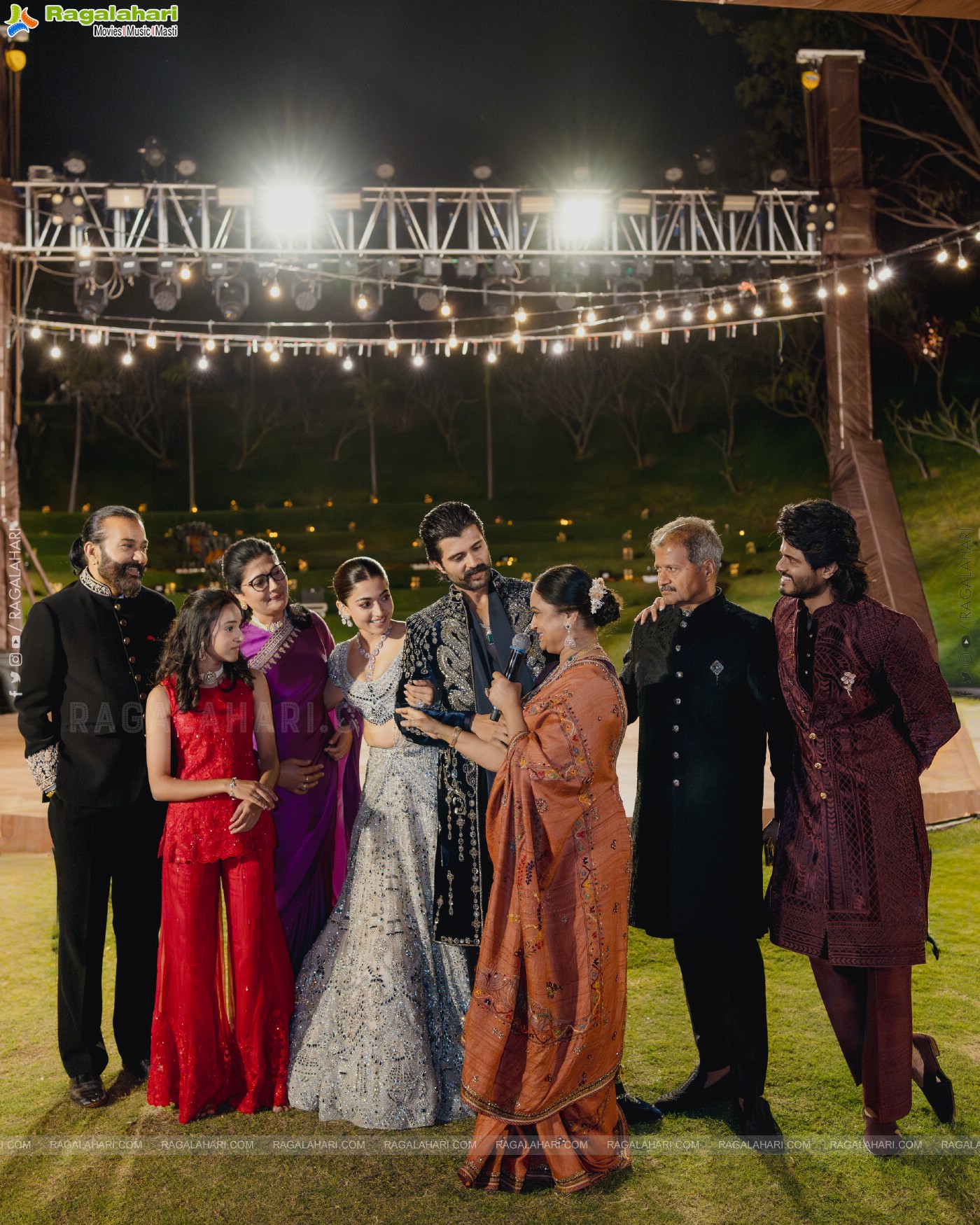 Vijay Deverakonda and Rashmika Mandanna's Sangeeth and Vratam Pics!!