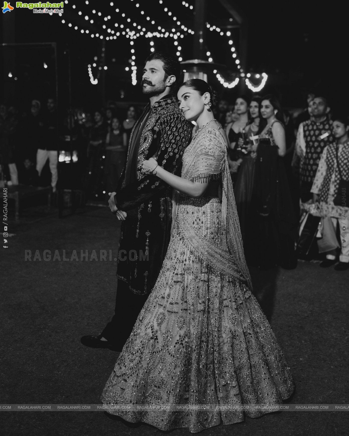 Vijay Deverakonda and Rashmika Mandanna's Sangeeth and Vratam Pics!!