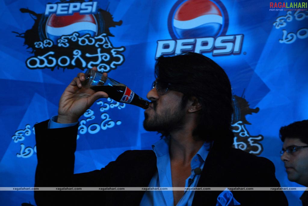 Ram Charan Teja as Pepsi Brand Ambassador