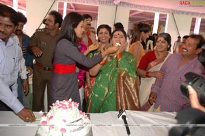 Sradha Das Birthday Celebrations on Adhinetha Sets