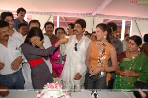 Sradha Das Birthday Celebrations on Adhinetha Sets