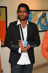 Allu Arjun inagurates Srishti Art Exhibition