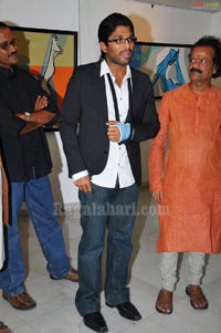 Allu Arjun inagurates Srishti Art Exhibition