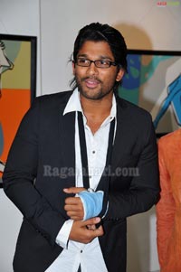 Allu Arjun inagurates Srishti Art Exhibition