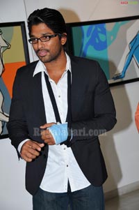 Allu Arjun inagurates Srishti Art Exhibition