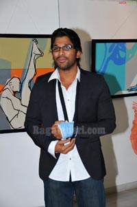 Allu Arjun inagurates Srishti Art Exhibition