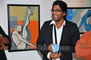 Allu Arjun inagurates Srishti Art Exhibition