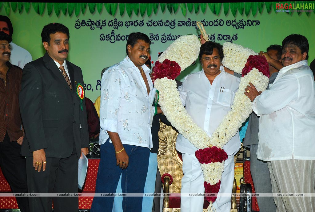 C. Kalyan felicitated by Dasari Narayana Rao