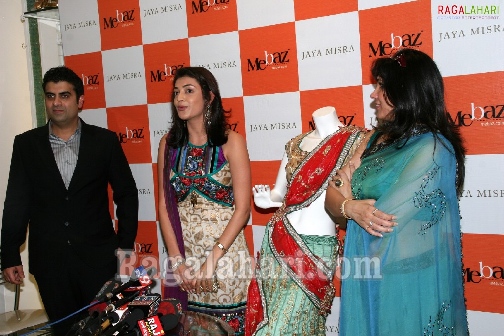 Kajal launches Jaya Mishra's Collections at Mebaz