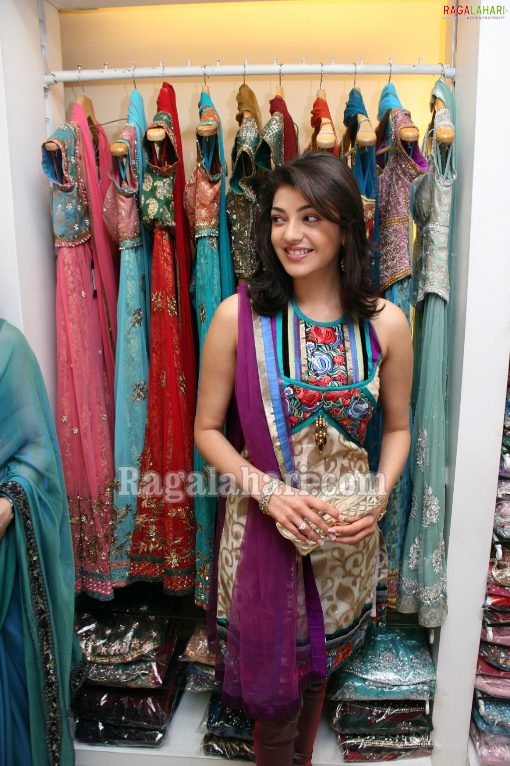 Kajal launches Jaya Mishra's Collections at Mebaz