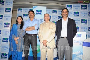 Nagarjuna & Bhumika at Parachute Cooling Oil Launch