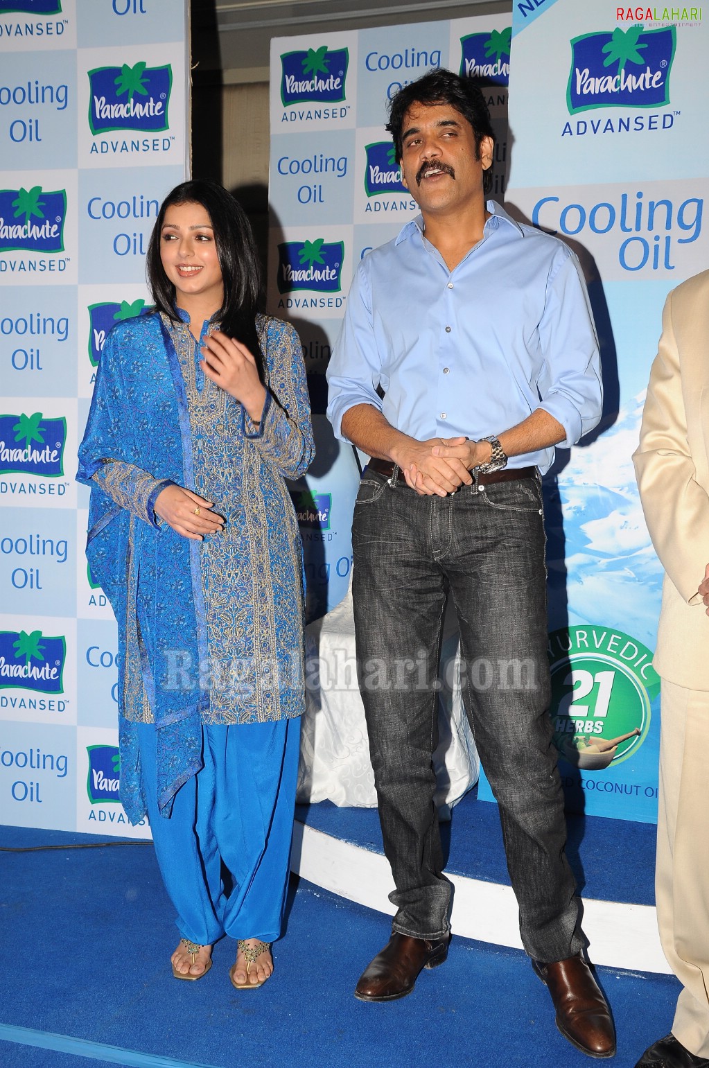 Nagarjuna, Bhumika Launched Parachute Cooling Oil