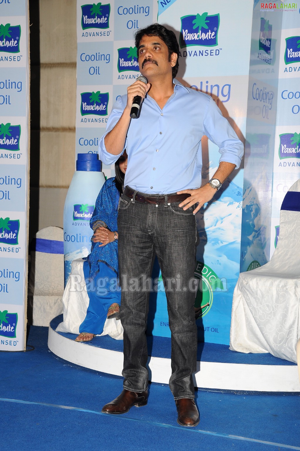 Nagarjuna, Bhumika Launched Parachute Cooling Oil