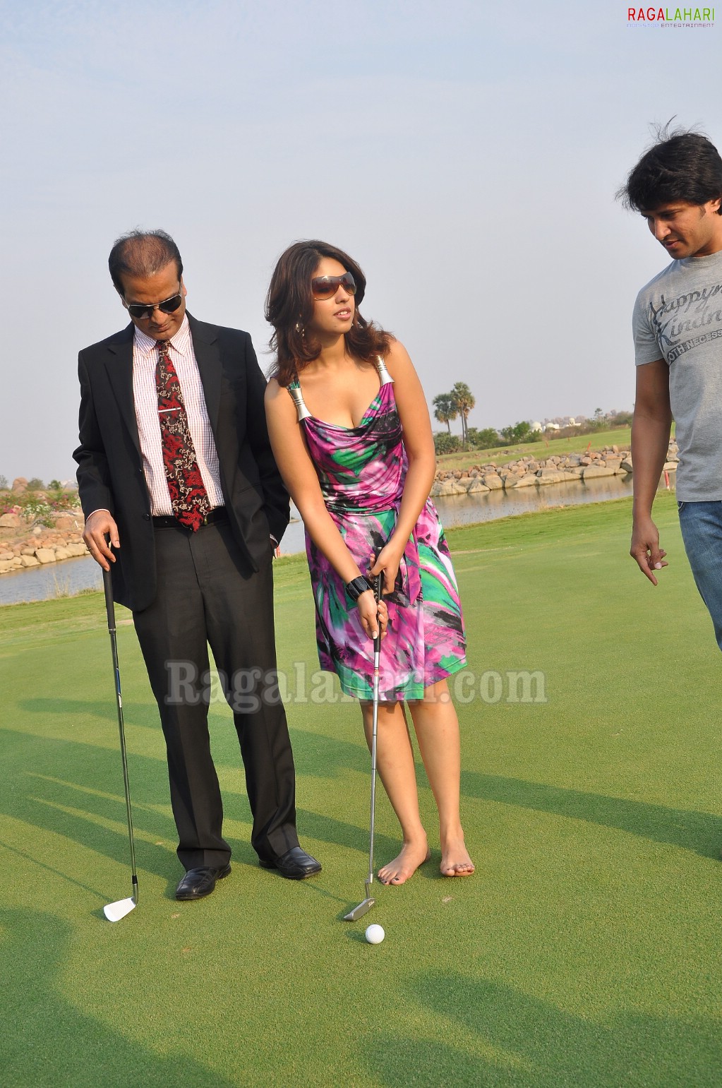 Raja & Richa Gangopadhyay at Golf Club