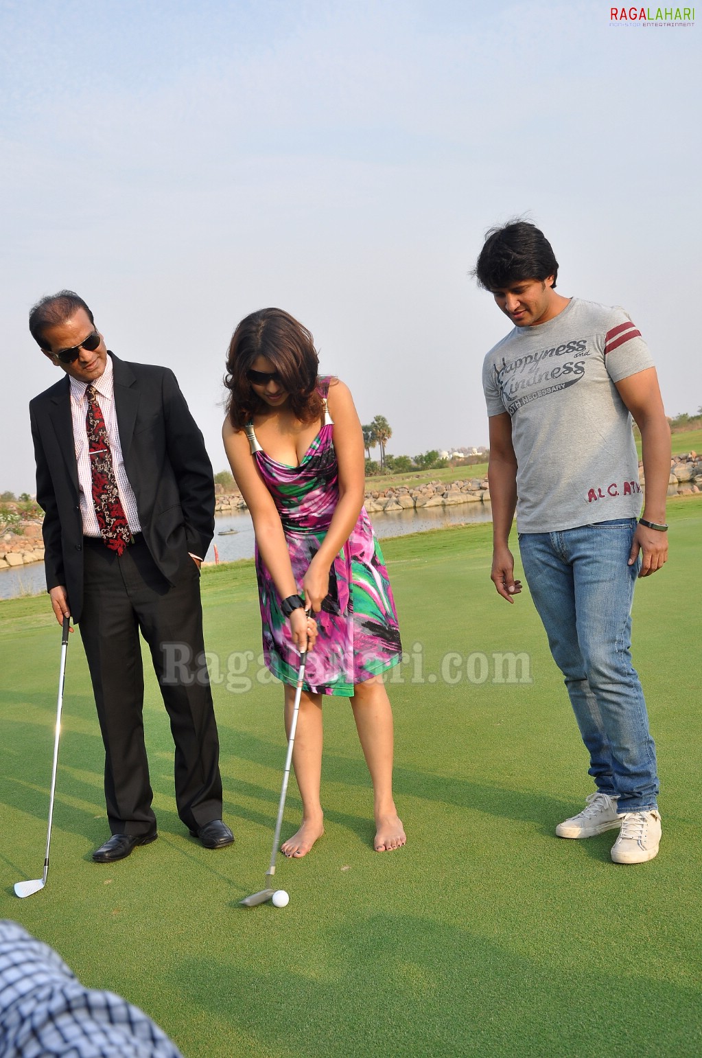 Raja & Richa Gangopadhyay at Golf Club