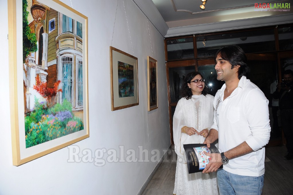 Tarun inagurates Sayeeda Ali Painting Exhibition