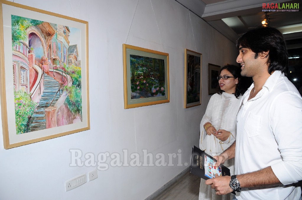 Tarun inagurates Sayeeda Ali Painting Exhibition