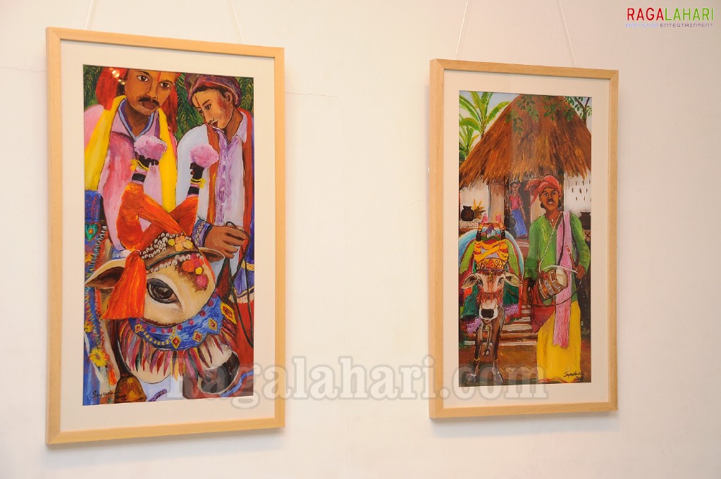 Tarun inagurates Sayeeda Ali Painting Exhibition