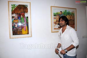 Tarun inagurates Sayeeda Ali Painting Exhibition