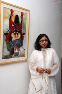 Tarun inagurates Sayeeda Ali Painting Exhibition