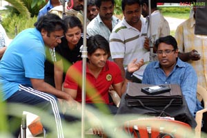 Varudu Working Stills