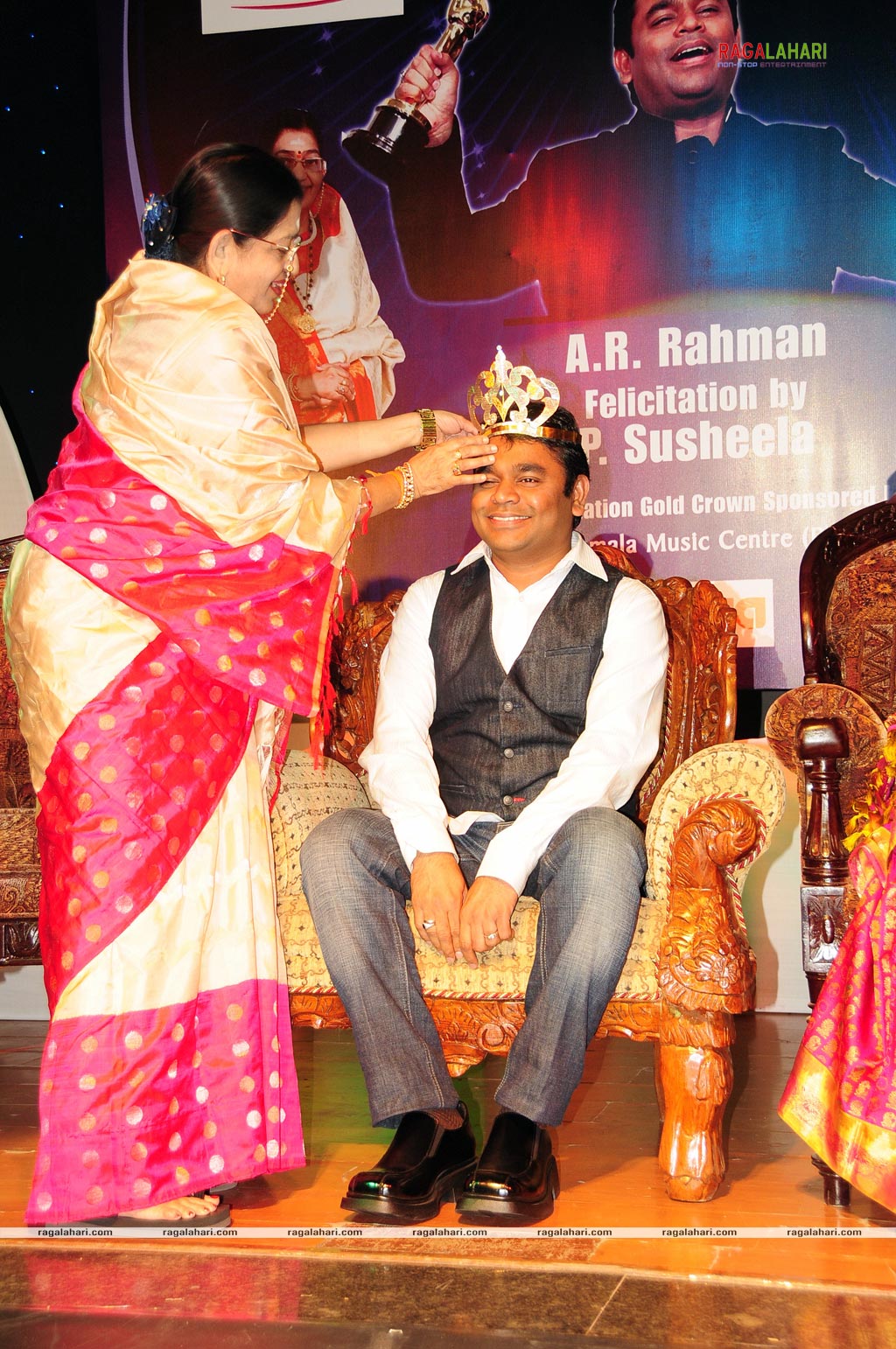 AR Rahman Felicitated by P. Susheela