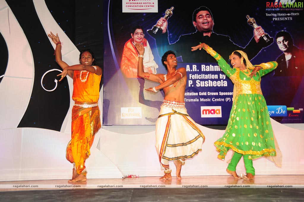 AR Rahman Felicitated by P. Susheela