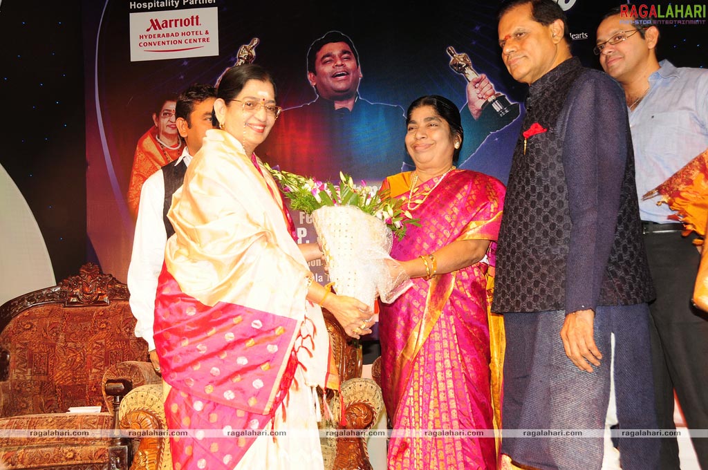AR Rahman Felicitated by P. Susheela