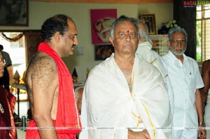 Idols of Saraswati Devi and Lord Rama were installed at Sai Baba temple of Film Nagar Daiva Sannidhanam