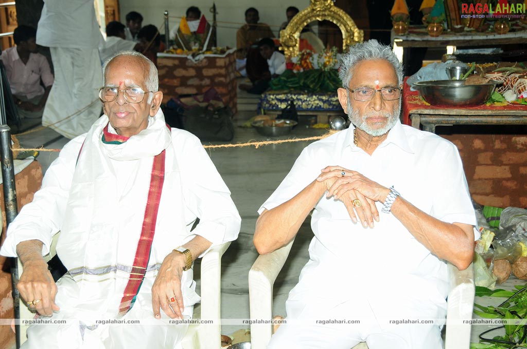 Idols of Saraswati Devi and Lord Rama were installed at Sai Baba temple of Film Nagar Daiva Sannidhanam