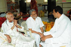 Idols of Saraswati Devi and Lord Rama were installed at Sai Baba temple of Film Nagar Daiva Sannidhanam