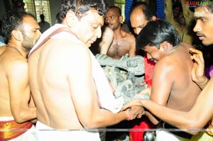 Idols of Saraswati Devi and Lord Rama were installed at Sai Baba temple of Film Nagar Daiva Sannidhanam