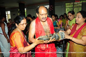 Idols of Saraswati Devi and Lord Rama were installed at Sai Baba temple of Film Nagar Daiva Sannidhanam