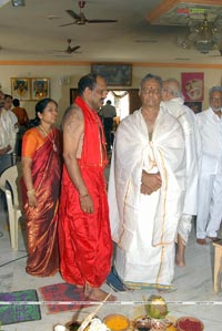 Idols of Saraswati Devi and Lord Rama were installed at Sai Baba temple of Film Nagar Daiva Sannidhanam