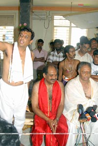 Idols of Saraswati Devi and Lord Rama were installed at Sai Baba temple of Film Nagar Daiva Sannidhanam