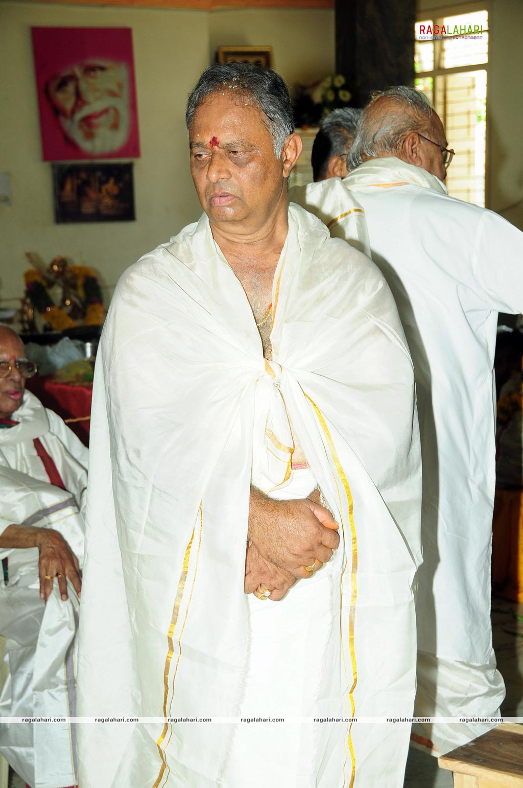 Idols of Saraswati Devi and Lord Rama were installed at Sai Baba temple of Film Nagar Daiva Sannidhanam