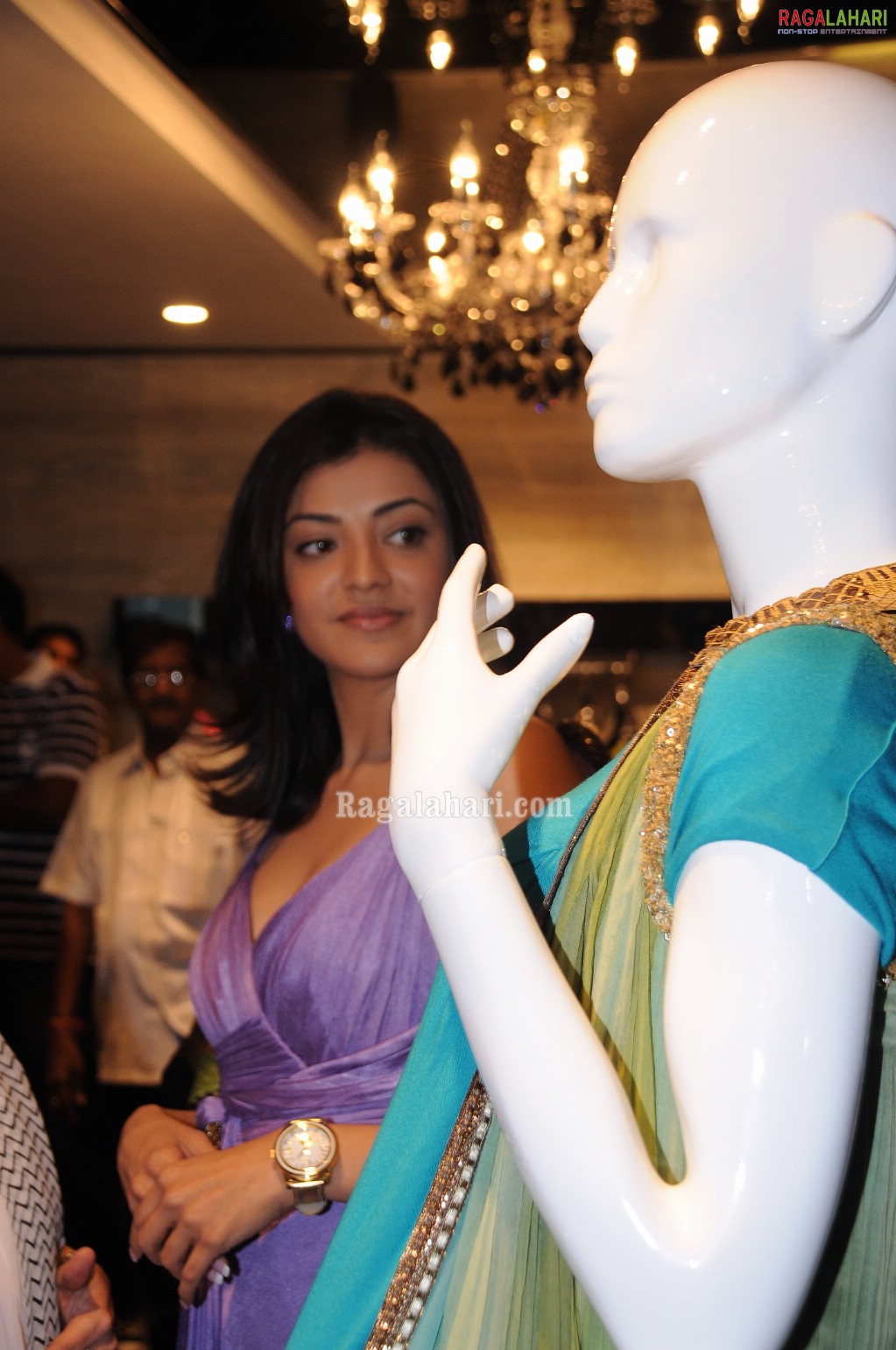 Kajal Launches Designer Store at Kalanikethan Wedding Mall