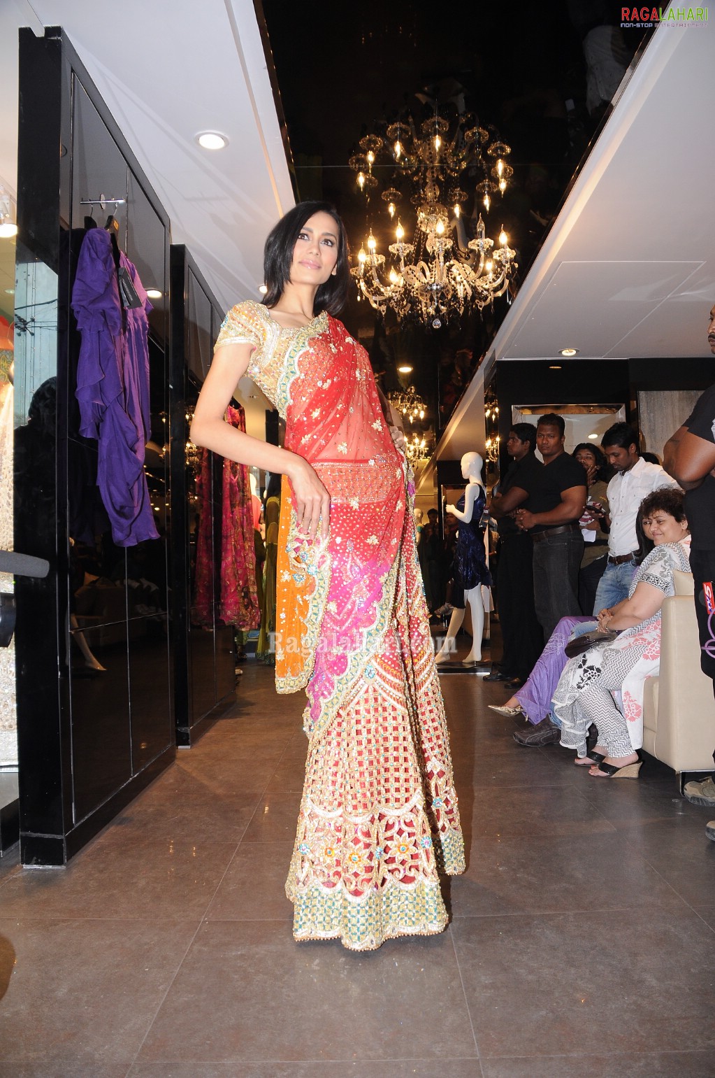 Kajal Launches Designer Store at Kalanikethan Wedding Mall