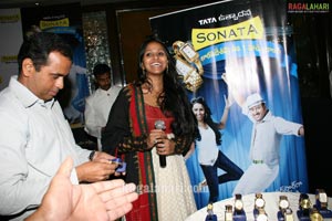 Smitha Launches Sonata's 23.5K Gold Coated Watches