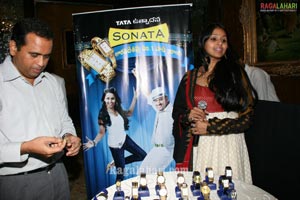 Smitha Launches Sonata's 23.5K Gold Coated Watches