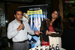 Smitha Launches Sonata's 23.5K Gold Coated Watches