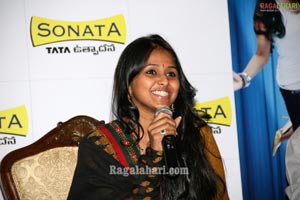 Smitha Launches Sonata's 23.5K Gold Coated Watches