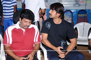 Stars Practice for T20 Tollywood Trophy