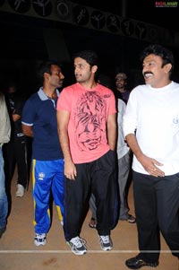 Stars Practice for T20 Tollywood Trophy