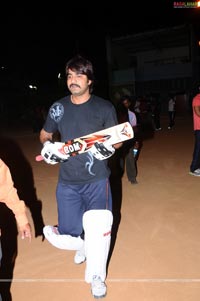 Stars Practice for T20 Tollywood Trophy