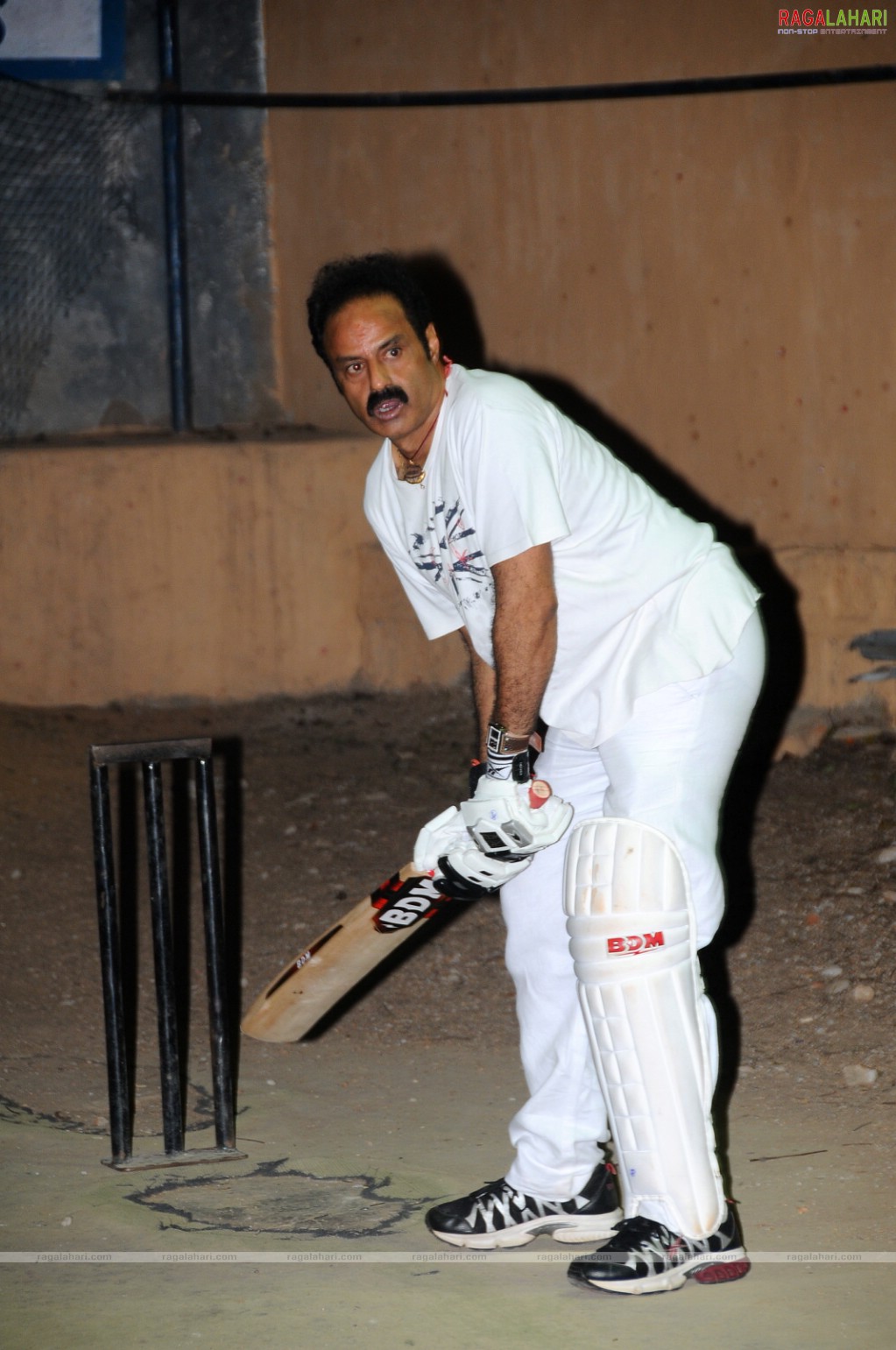 Stars Practice for T20 Tollywood Trophy