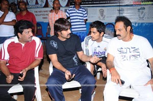 Stars Practice for T20 Tollywood Trophy