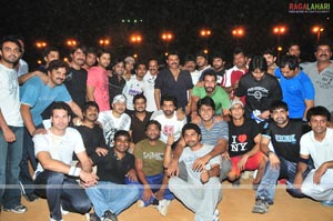 Stars Practice for T20 Tollywood Trophy