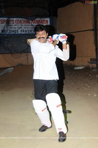 Stars Practice for T20 Tollywood Trophy